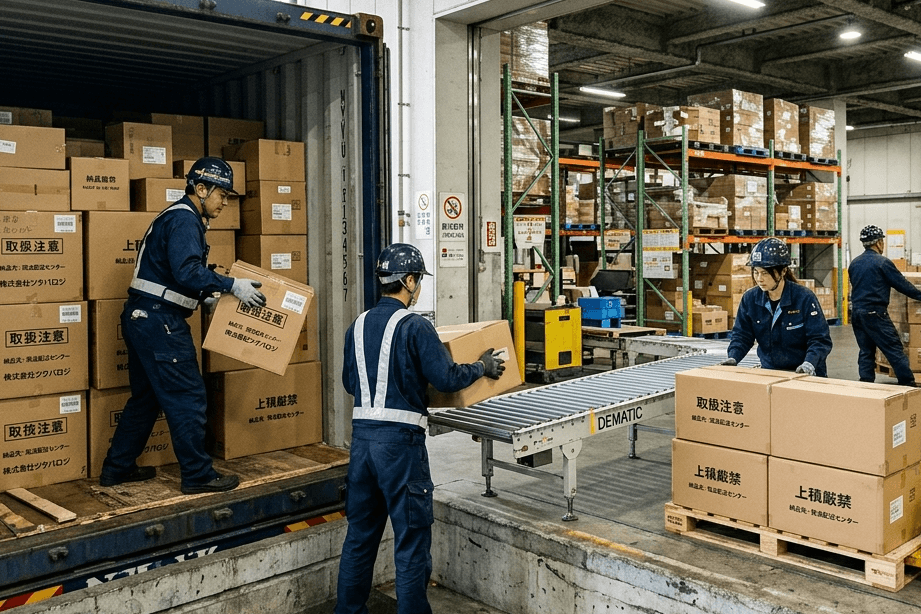 ★★ 【永田町→流通センター】オリコンの積み込み荷下ろし作業 ★★